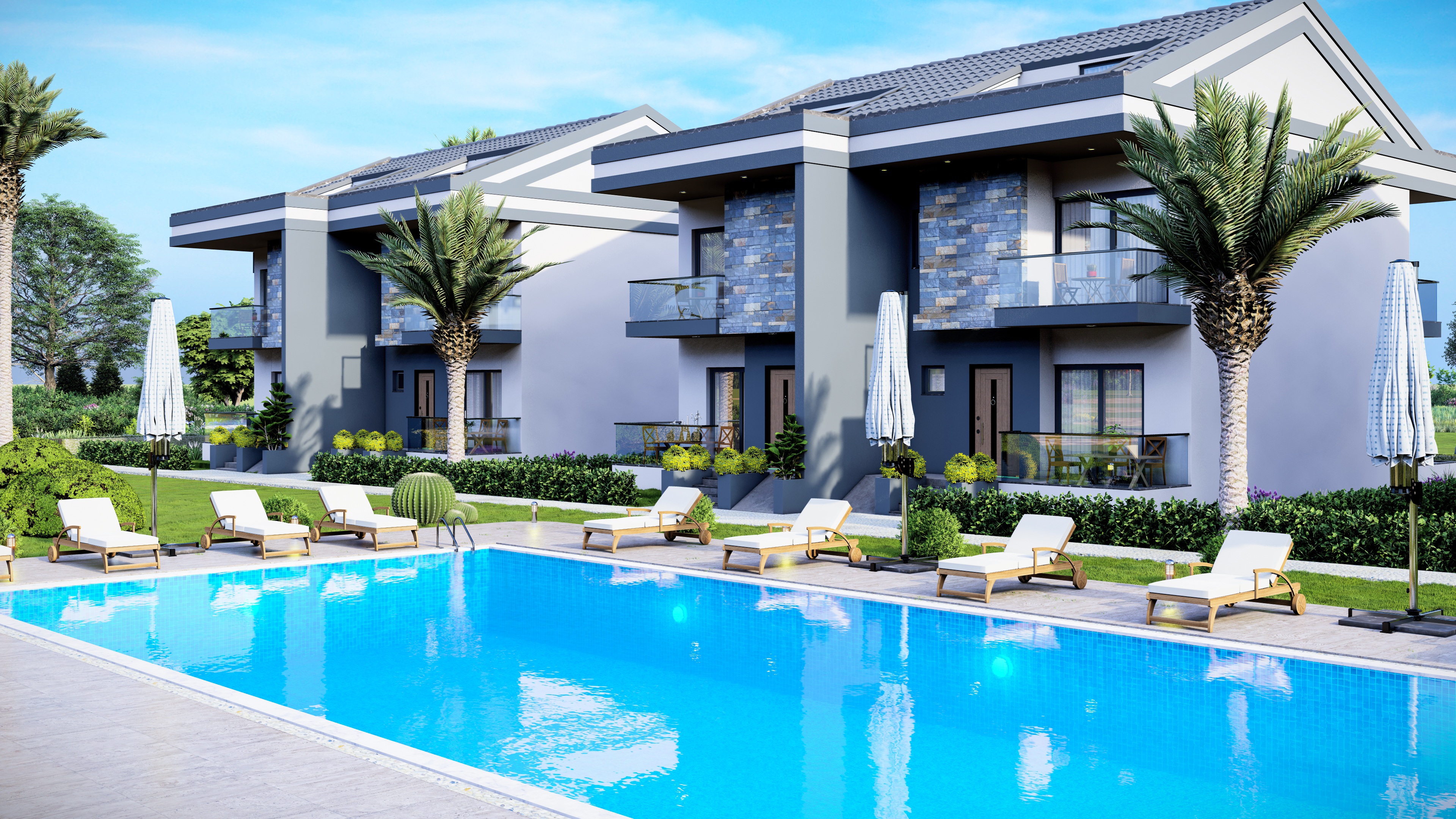 Satılık Didim Akbük de denize limana 200 metre mesafede 4+1 sifir villa